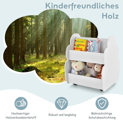 Northix childrens bookcase - childrens,
