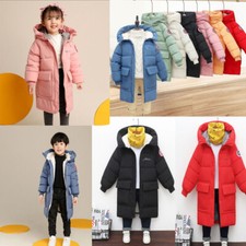 Kids Boys Girls Padded Coat