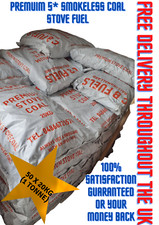 Smokeless Coal Smokeless Ovoids -1 TONNE/1 FULL PALLET of Highest Quality Coal