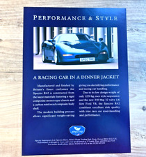SPECTRE R42 V8 SUPERCAR - FRAMEABLE COLLECTIBLE ORIGINAL CLASSIC CAR ADVERT