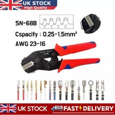 SN-68B Crimp Plier Tool 0.25-1.5mm 23-16 AWG Crimper Servo JST Molex Deutsch Pin