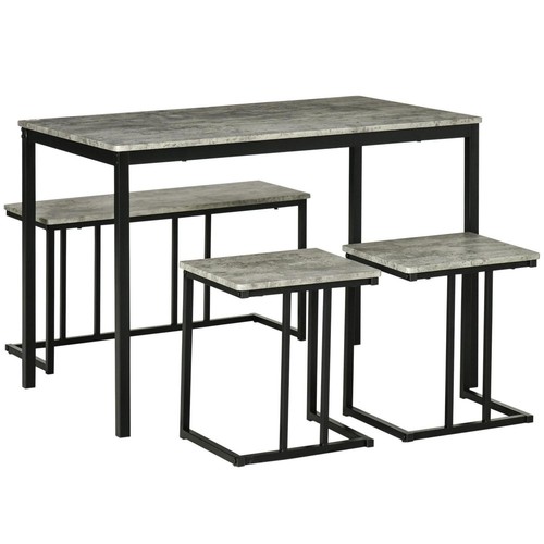 Dining table and - chairs, set