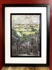Haworth Village Yorkshire A4