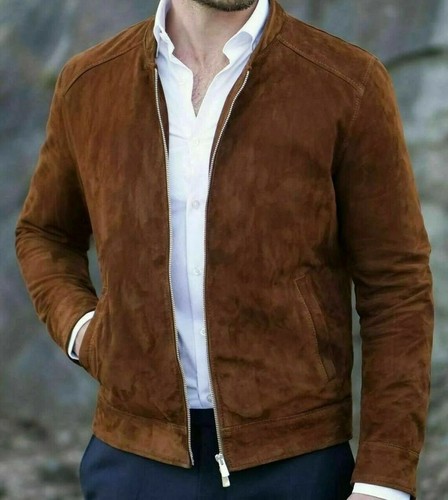 Brand new men brown suede - brand,
