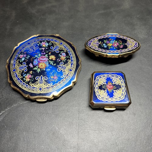 Vtg 50s stratton blue gold - 50s, blue&gold