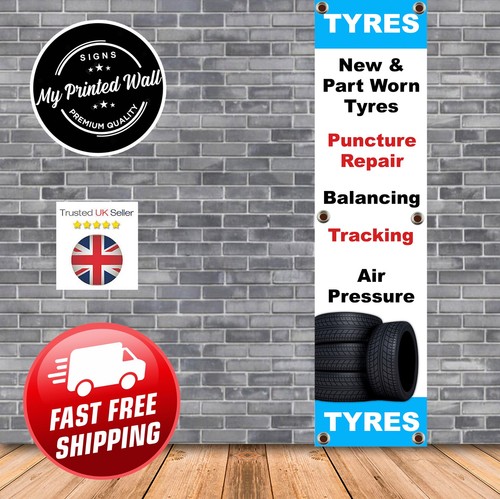 Car tyres and - tyres, vertical