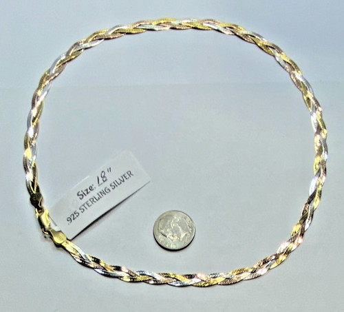 22k gold over sterling silver - 22k,