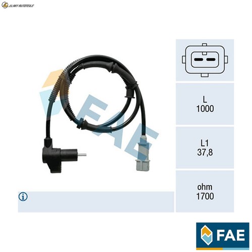 Wheel speed sensor - sensor, 78369