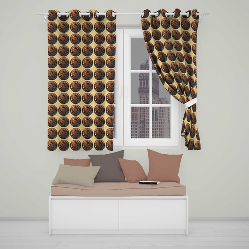 Blackout eyelet curtains - eyelet,