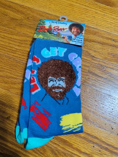 Pair bob ross socks - 1,