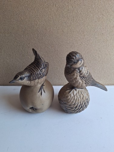 Poole stoneware birds - poole, x2.