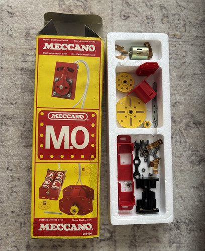 Meccano 6v electric motor - meccano,