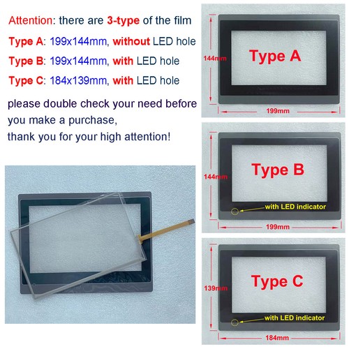 Touch screen front - screen, overlay