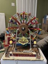 Lemax Victorian Flyer Ferris Wheel Fairground Sights & Sounds Christmas Village