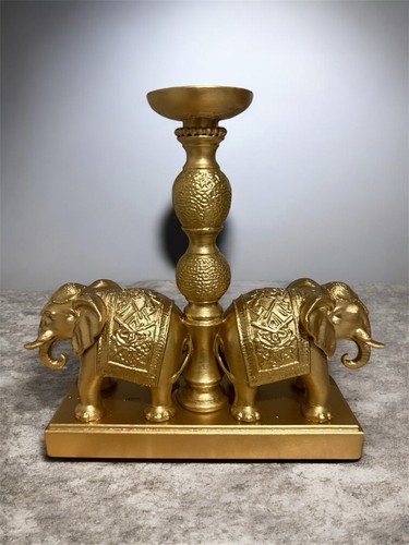 Golden twin elephant - golden,