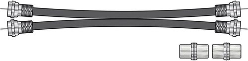 Twin satellite cable box - satellite, &