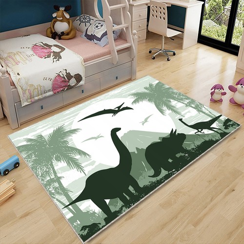 Dinosaur patterned rug - patterned,