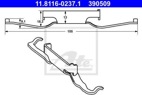 Spring brake caliper - for, vw