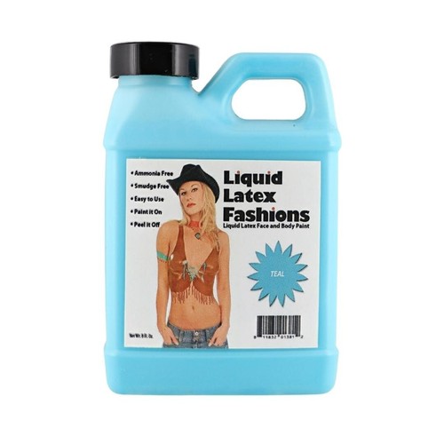 Teal liquid latex - 8, oz