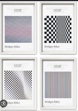 BRIDGET RILEY - Set of 4 Posters DAMIEN HIRST Set of 4 Posters 