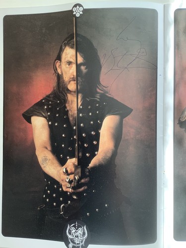Motorhead fully signed iron - motorhead,