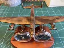 THE BRADFORD EXCHANGE 70th Anniversary Avro Lancaster Bomber CLOCK 15cm - P15