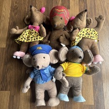 Rastamouse soft toy bundle x 5 2011 P Wensley Dale,Zoomer,Scratchy,Rasta Mouse 