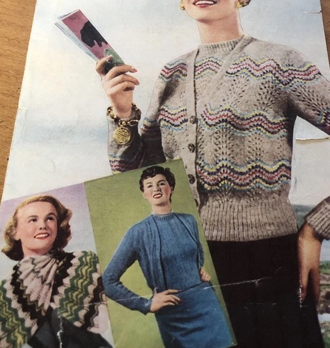 Vintage knitting pattern 2ply - knitting,