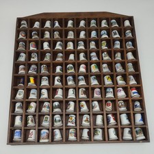 Vintage Thimble Display Case