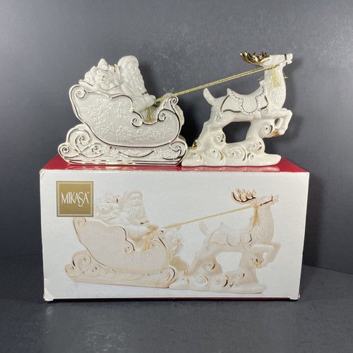 Mikasa porcelain santa with - porcelain,