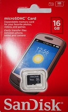 Sandisk 16GB Class 4 Micro SD