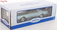 Lincoln Continental Mark V Light Blue Metallic Model Car Group 1/18