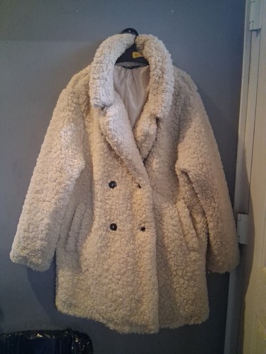 Winter coat looks like lambs - like,