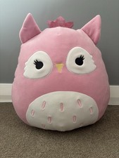 Squishmallow Bri the Owl Pink Medium 12" Soft Toy