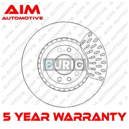 Brake disc front aim - front, fits