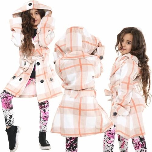 Kids girls overcoats - girls, hooded