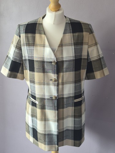 Vintage 90s mackays plaid - mackays,