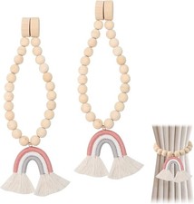 Wooden Bead Magnetic Curtain