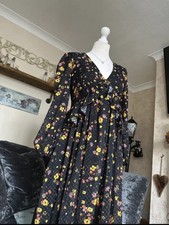 Coast V Neck Ruffle Dress