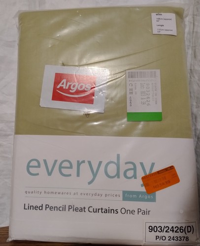Argos lined pencil - pencil, pleat