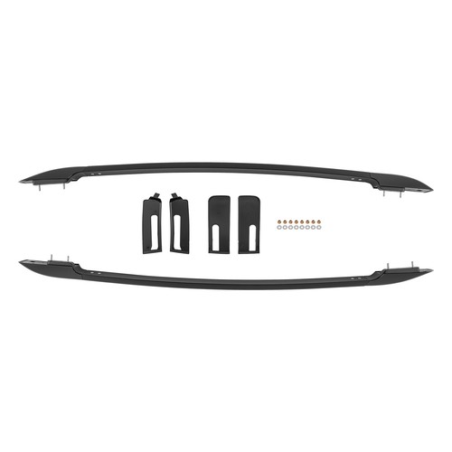 2pcs black aluminium roof - aluminium,