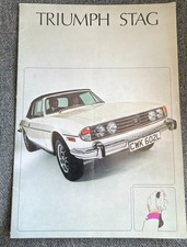 TRIUMPH STAG, REG No.CWK 602L, BROCHURE, T911/173/ENG.