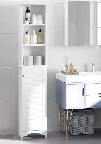 Tall bathroom cabinet slim - cabinet,