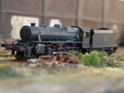 Weathered locomotive gauge - locomotive,