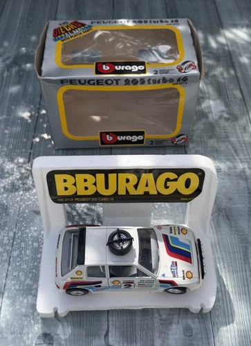 Bburago peugeot 205 turbo - bburago,