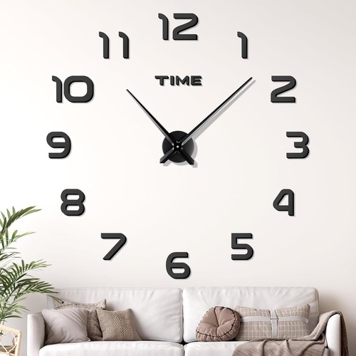 Stick wall clock - on,