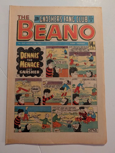 Beano comic 2247 august - beano,