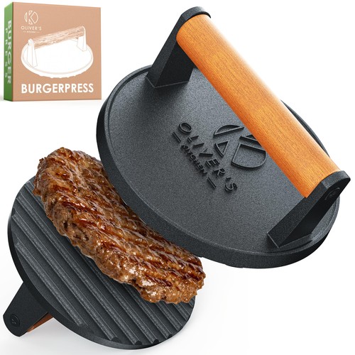 Burger press cast iron - iron,