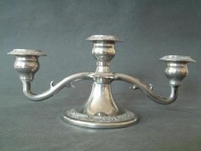 VINTAGE GRENADIER SILVER PLATED "STAG HORN" CANDLE HOLDER