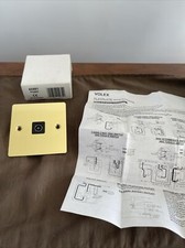 Volex Flat Plate Brass Aerial Co Axial DL21824/E-SF